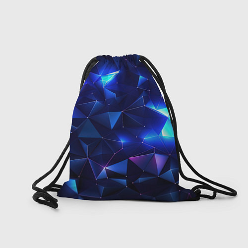 Мешок для обуви Palworld логотип и синие блики / 3D-принт – фото 2