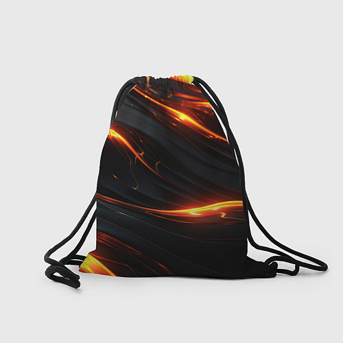 Мешок для обуви Palworld логотип янтарные волны / 3D-принт – фото 2