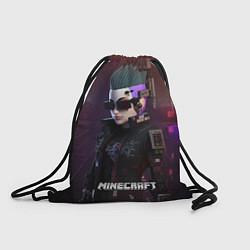 Рюкзак-мешок Minecraft matrix woman, цвет: 3D-принт
