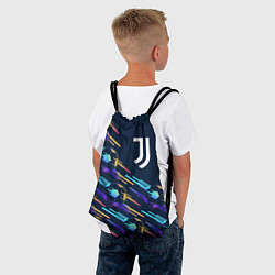 Рюкзак-мешок Juventus градиентные мячи, цвет: 3D-принт — фото 2