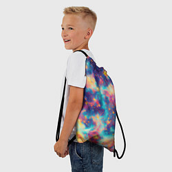 Рюкзак-мешок Космические яркие узоры, цвет: 3D-принт — фото 2