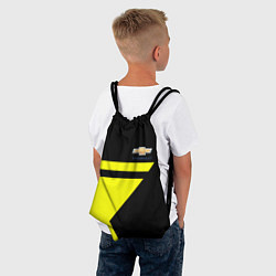 Рюкзак-мешок Chevrolet yellow star, цвет: 3D-принт — фото 2