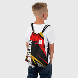 Рюкзак-мешок Роблокс - спортивная абстрация, цвет: 3D-принт — фото 2