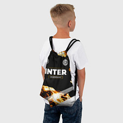 Рюкзак-мешок Inter legendary sport fire, цвет: 3D-принт — фото 2