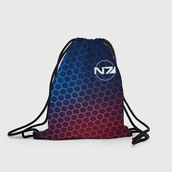 Мешок для обуви Mass Effect неоновые соты