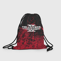 Рюкзак-мешок Helldivers 2: Red Blood, цвет: 3D-принт