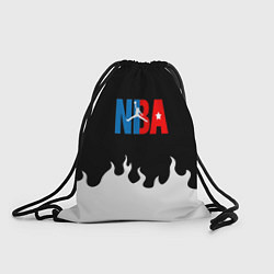 Рюкзак-мешок Баскетбол нба огонь, цвет: 3D-принт