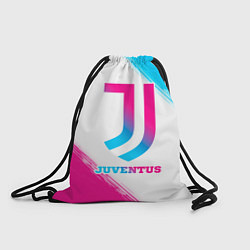 Рюкзак-мешок Juventus neon gradient style, цвет: 3D-принт