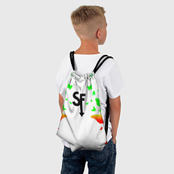 Рюкзак-мешок Sally face бабочки, цвет: 3D-принт — фото 2