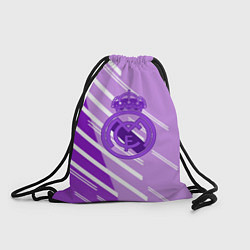 Рюкзак-мешок Real Madrid текстура фк, цвет: 3D-принт