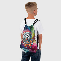 Рюкзак-мешок Funny dalmatian puppy - ai art, цвет: 3D-принт — фото 2