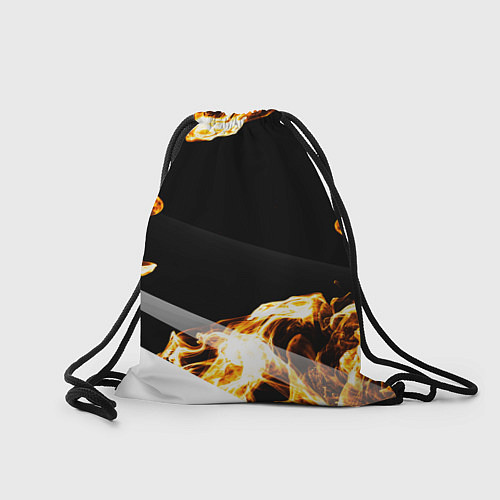 Мешок для обуви Napoli legendary sport fire / 3D-принт – фото 2