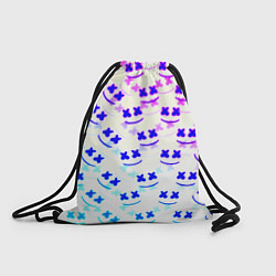 Рюкзак-мешок Marshmello pattern neon, цвет: 3D-принт