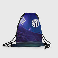 Рюкзак-мешок Atletico Madrid ночное поле, цвет: 3D-принт