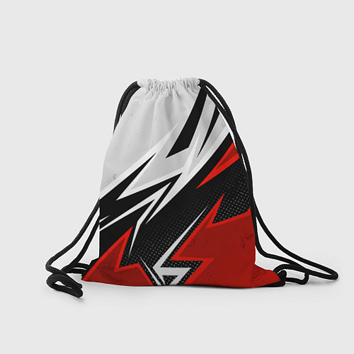 Мешок для обуви Helldivers 2 - white and red / 3D-принт – фото 2