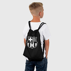 Рюкзак-мешок Barcelona fc club белое лого, цвет: 3D-принт — фото 2