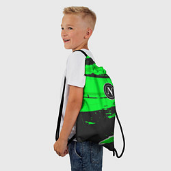 Рюкзак-мешок Napoli sport green, цвет: 3D-принт — фото 2