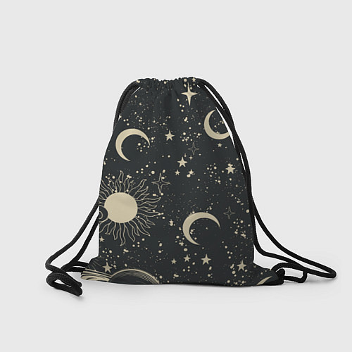 Мешок для обуви Звёздная карта с лунами и солнцем / 3D-принт – фото 2