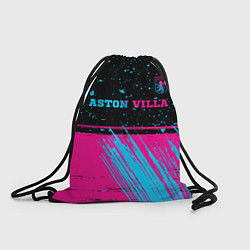 Мешок для обуви Aston Villa - neon gradient посередине