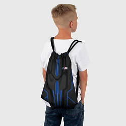 Рюкзак-мешок Синяя броня - M-power, цвет: 3D-принт — фото 2