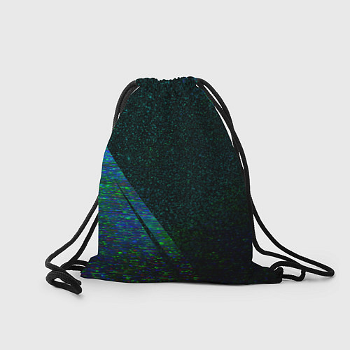 Мешок для обуви FAW sport glitch blue / 3D-принт – фото 2