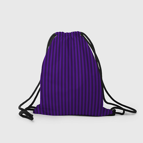 Мешок для обуви Яркий фиолетовый в полоску / 3D-принт – фото 2
