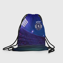 Рюкзак-мешок Sporting ночное поле, цвет: 3D-принт
