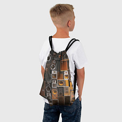Рюкзак-мешок Винтажные колонки, цвет: 3D-принт — фото 2