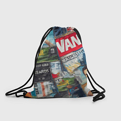 Рюкзак-мешок Vanguard collage - ai art patchwork, цвет: 3D-принт