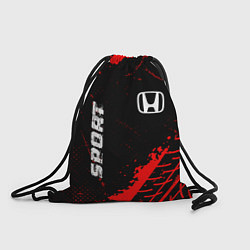Рюкзак-мешок Honda red sport tires, цвет: 3D-принт