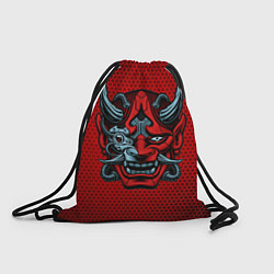 Рюкзак-мешок Киберпанк 2077 самурай colored, цвет: 3D-принт