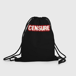 Рюкзак-мешок Цензура в артефактах, цвет: 3D-принт