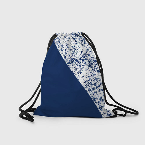 Мешок для обуви Сине-белый пополам / 3D-принт – фото 2