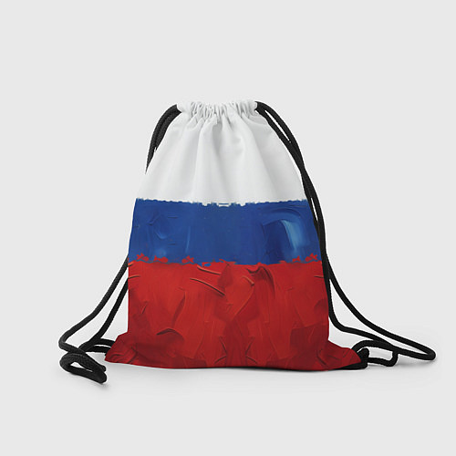 Мешок для обуви Медведь и флаг России / 3D-принт – фото 2