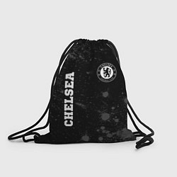 Рюкзак-мешок Chelsea sport на темном фоне вертикально, цвет: 3D-принт