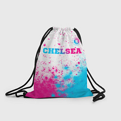 Рюкзак-мешок Chelsea neon gradient style посередине, цвет: 3D-принт