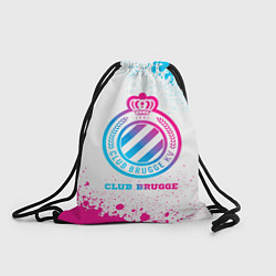 Рюкзак-мешок Club Brugge neon gradient style, цвет: 3D-принт