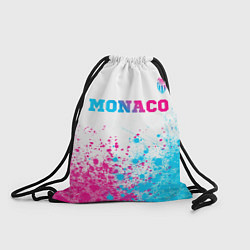 Рюкзак-мешок Monaco neon gradient style посередине, цвет: 3D-принт