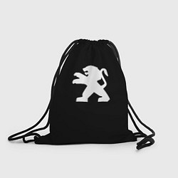 Рюкзак-мешок Peugeot logo, цвет: 3D-принт