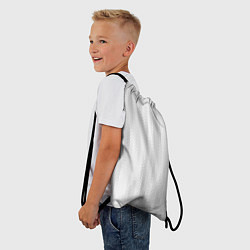 Рюкзак-мешок Светлый серый абстрактные полосы, цвет: 3D-принт — фото 2