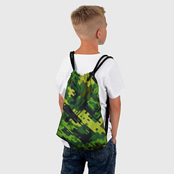 Рюкзак-мешок Camouflage - pattern ai art, цвет: 3D-принт — фото 2