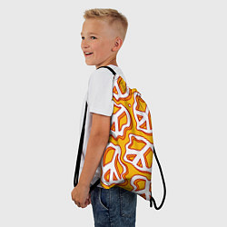 Рюкзак-мешок Pattern peace, цвет: 3D-принт — фото 2