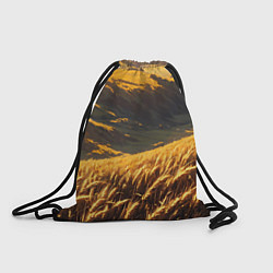 Рюкзак-мешок Пшеничное поле - аниме, цвет: 3D-принт