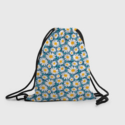 Рюкзак-мешок Ромашки паттерн, цвет: 3D-принт