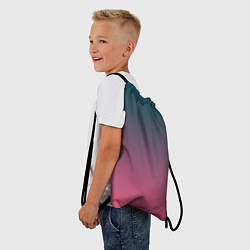 Рюкзак-мешок Абстрактный градиент, цвет: 3D-принт — фото 2