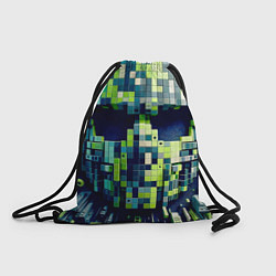 Рюкзак-мешок Cyber face - ai art fantasy, цвет: 3D-принт