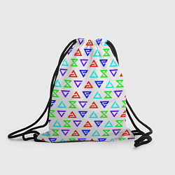 Рюкзак-мешок Ведьмак магические символы, цвет: 3D-принт