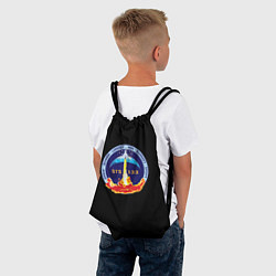 Рюкзак-мешок NASA space trend, цвет: 3D-принт — фото 2