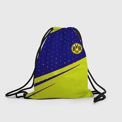 Рюкзак-мешок Borussia logo geometry, цвет: 3D-принт