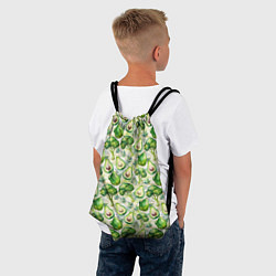 Рюкзак-мешок Авокадо и брокколи, цвет: 3D-принт — фото 2